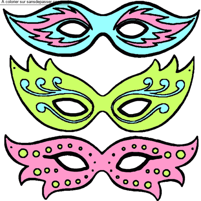 Masques de Carnaval par un invit&eacute;