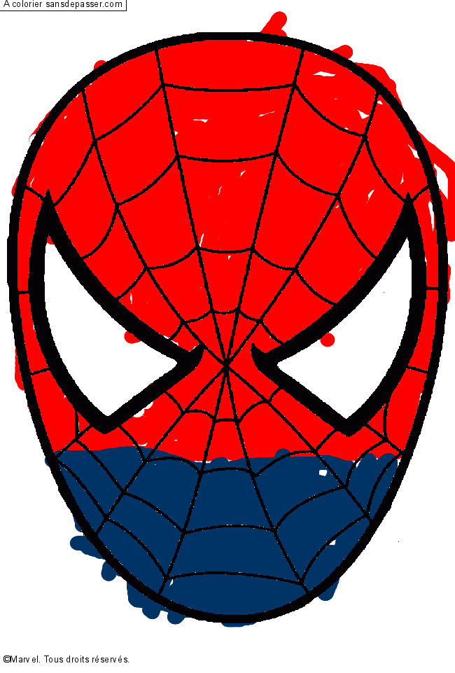 Masque de Spiderman par hasan