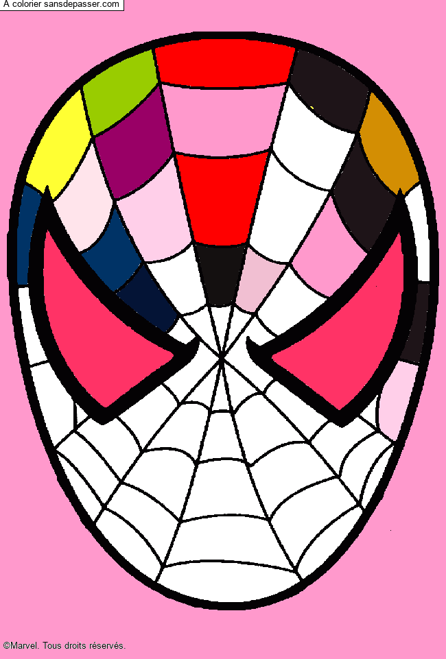 Masque de Spiderman par ZAZA2016