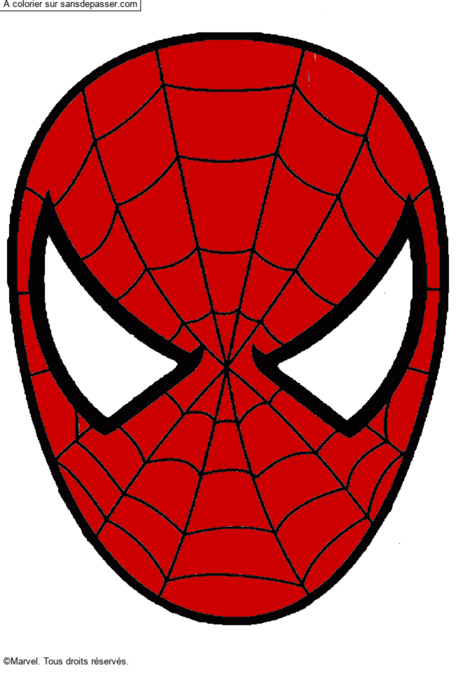 Masque de Spiderman par un invit&eacute;