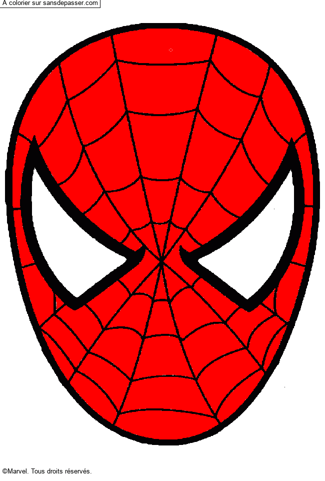 Masque de Spiderman par un invit&eacute;