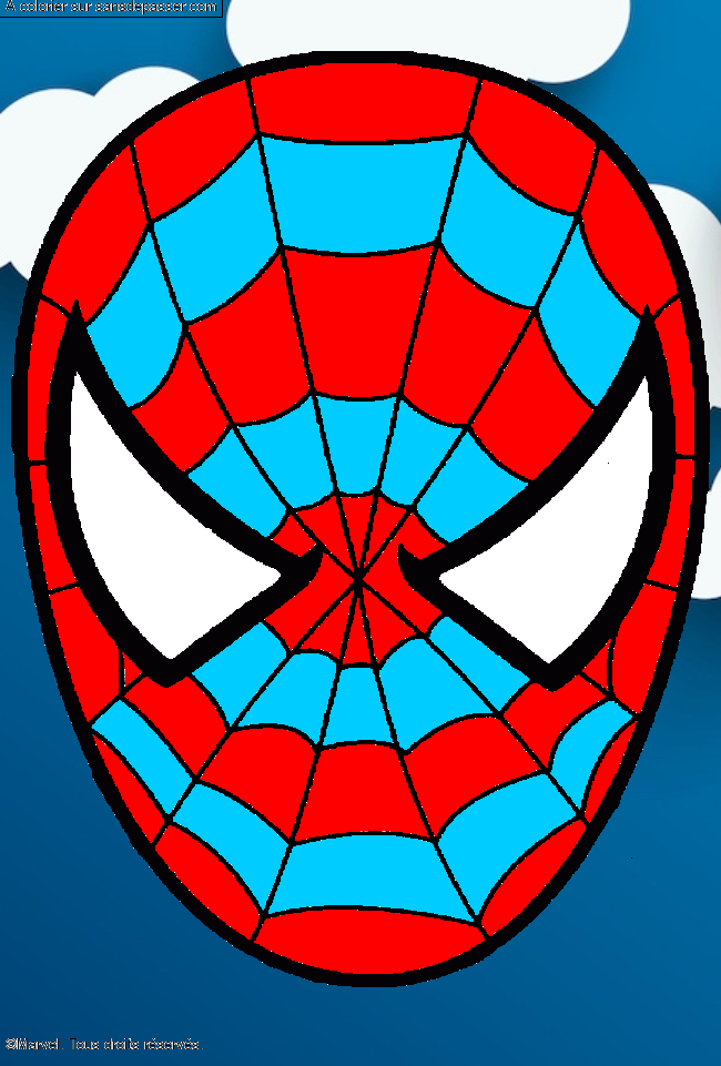 Masque de Spiderman par un invit&eacute;