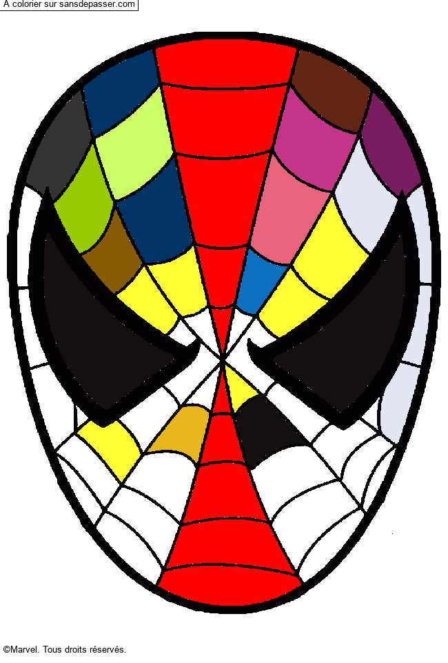 Masque de Spiderman par un invit&eacute;