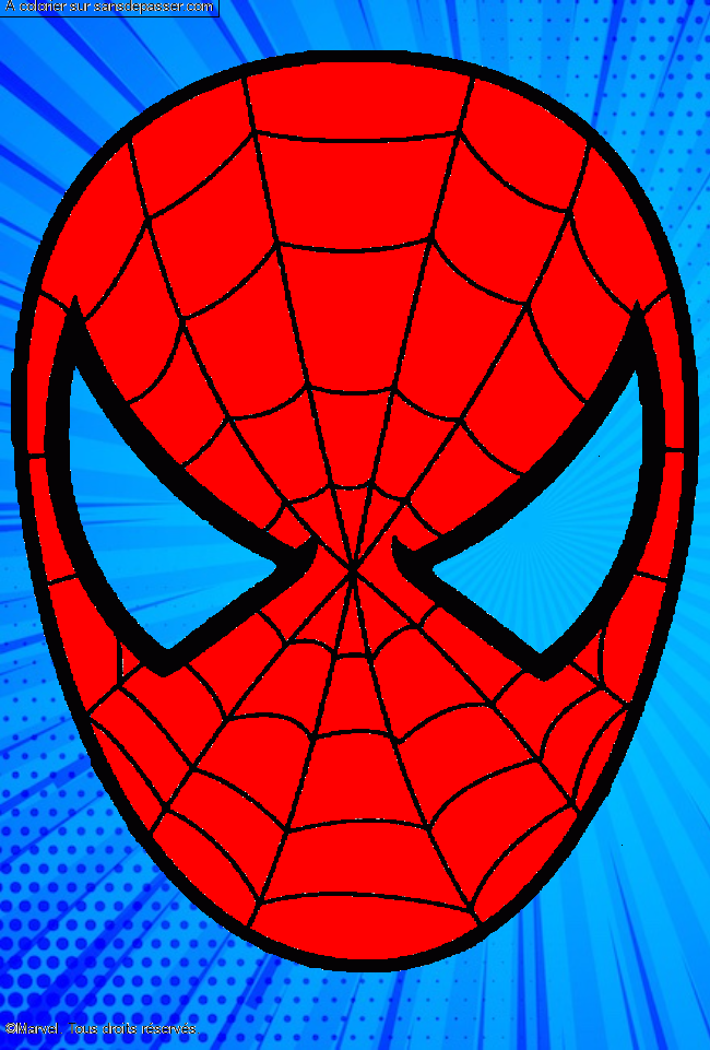 Masque de Spiderman par Oceane28