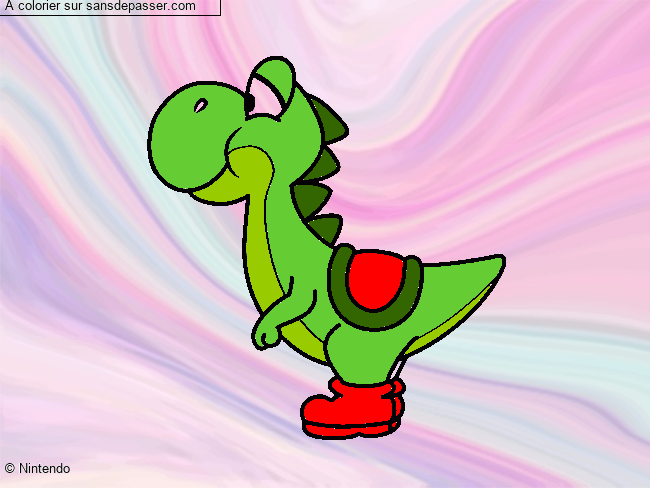 Yoshi de profil par kellychouchou