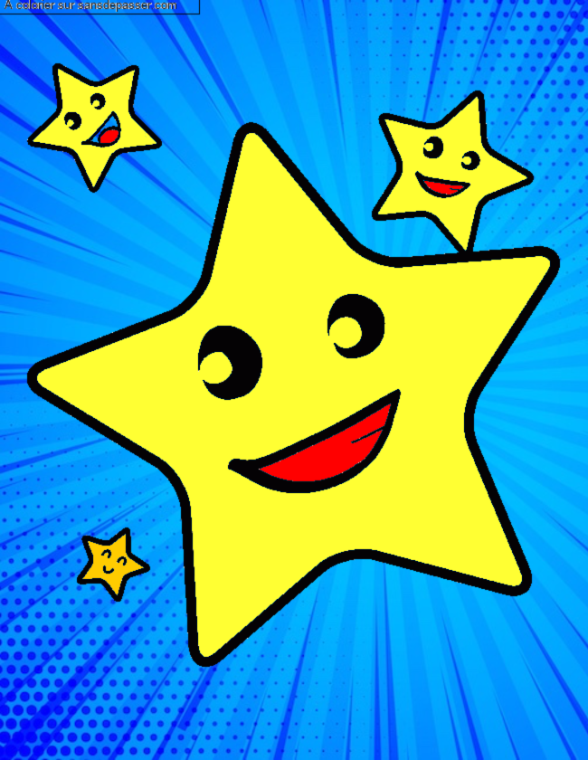 &Eacute;toiles souriantes par un invit&eacute;