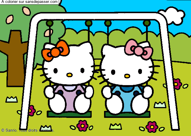 Hello Kitty fait de la balan&ccedil;oire par mezut