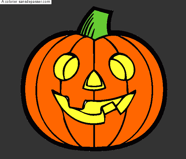 Citrouille d'Halloween par jojo