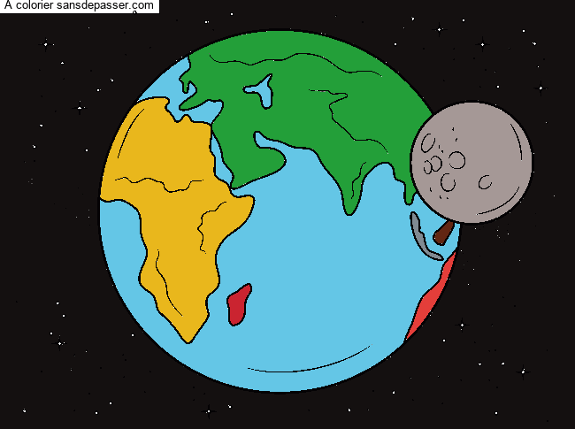 De la Terre &agrave; la Lune par un invit&eacute;