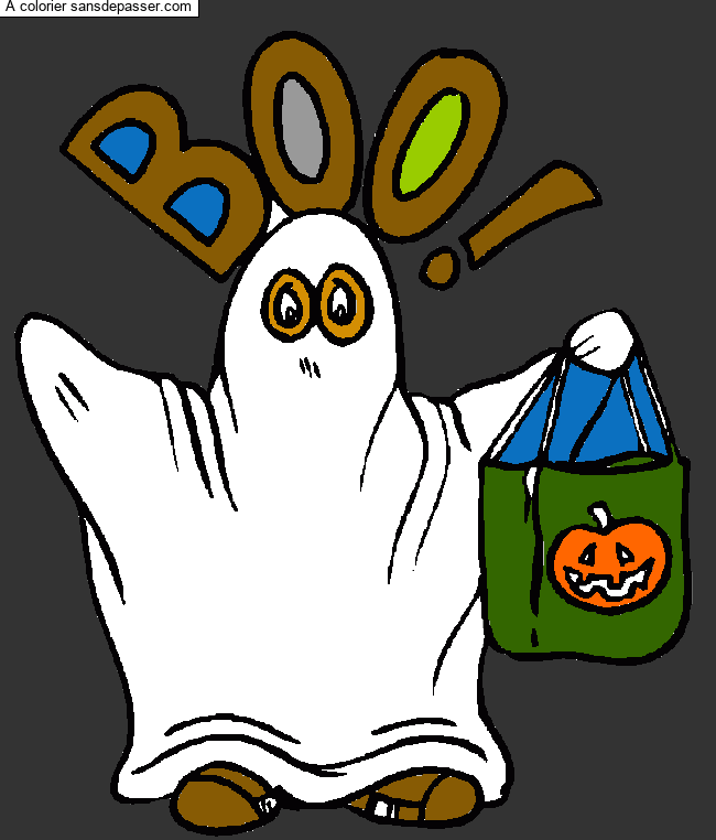 Fantôme d'Halloween par un invité