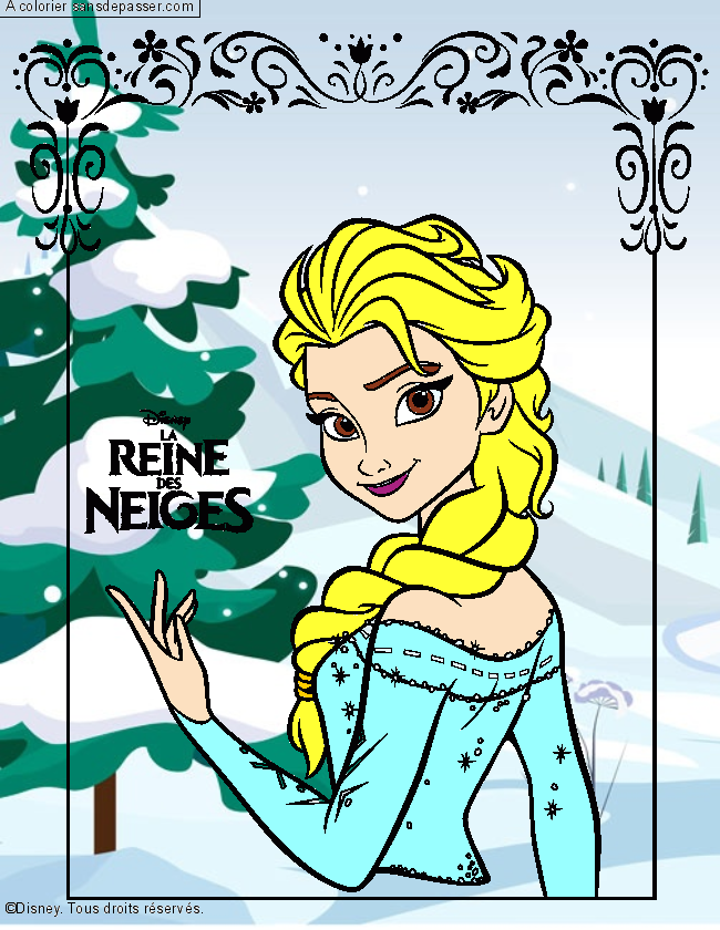 Elsa d'Arendelle par un invité