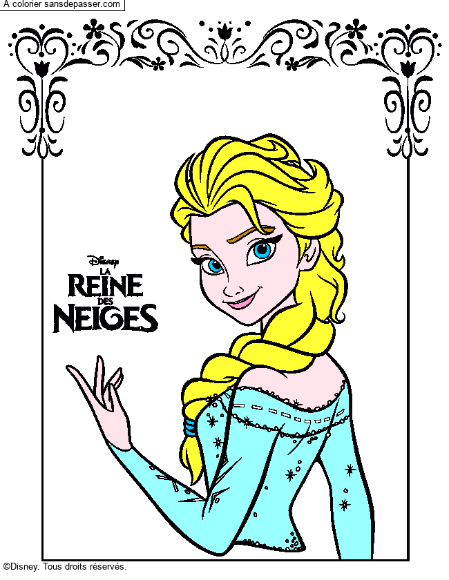 Elsa d'Arendelle par un invit&eacute;