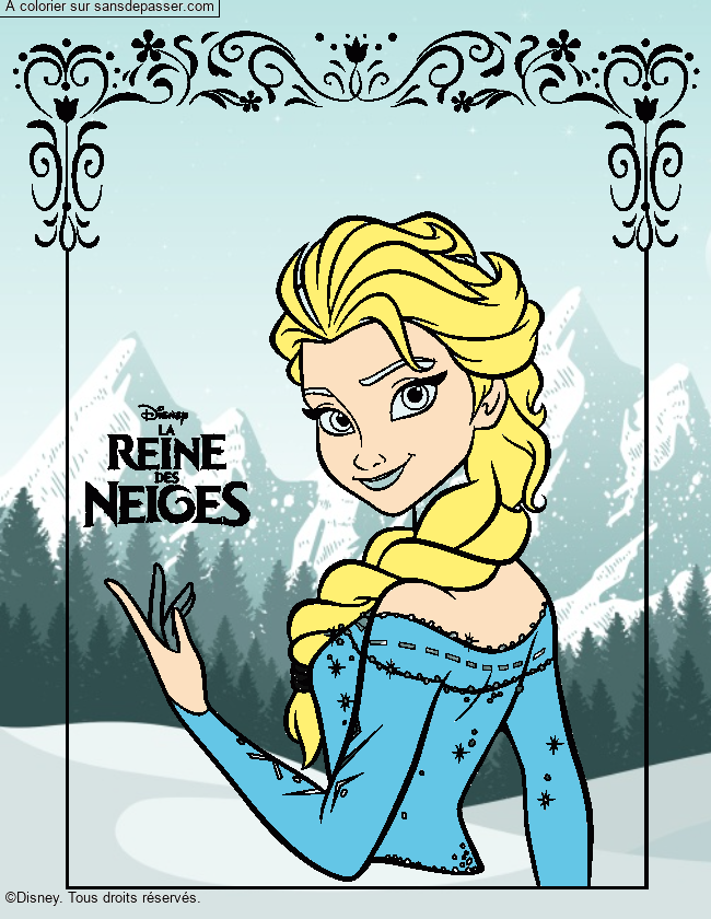 Elsa d'Arendelle par un invit&eacute;