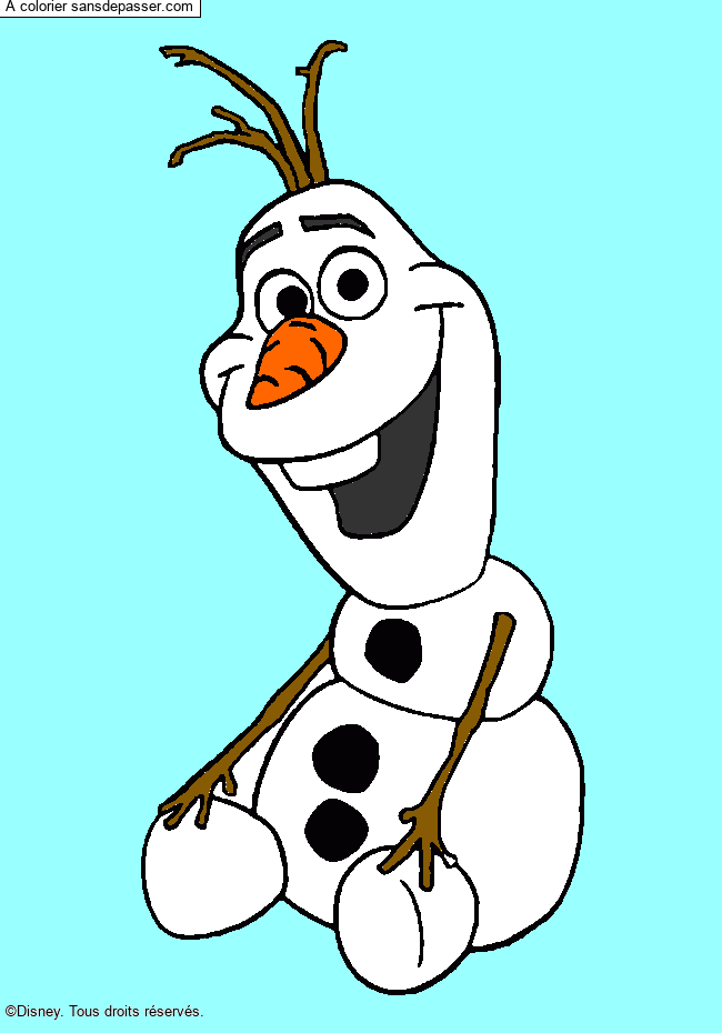 Olaf, le joyeux bonhomme de neige par musiqu_lyn08