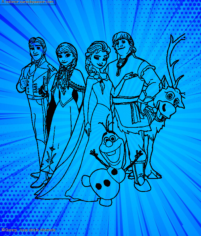 La Reine des Neiges et ses amis par un invit&eacute;