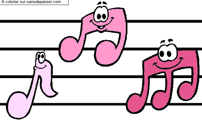 Notes de musique par un invit&eacute;