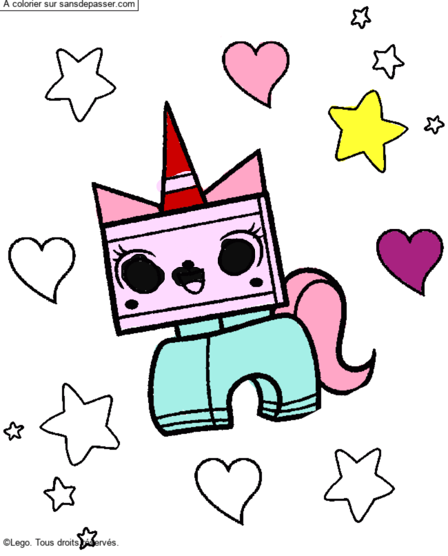 Unikitty, la licorne Lego par un invit&eacute;