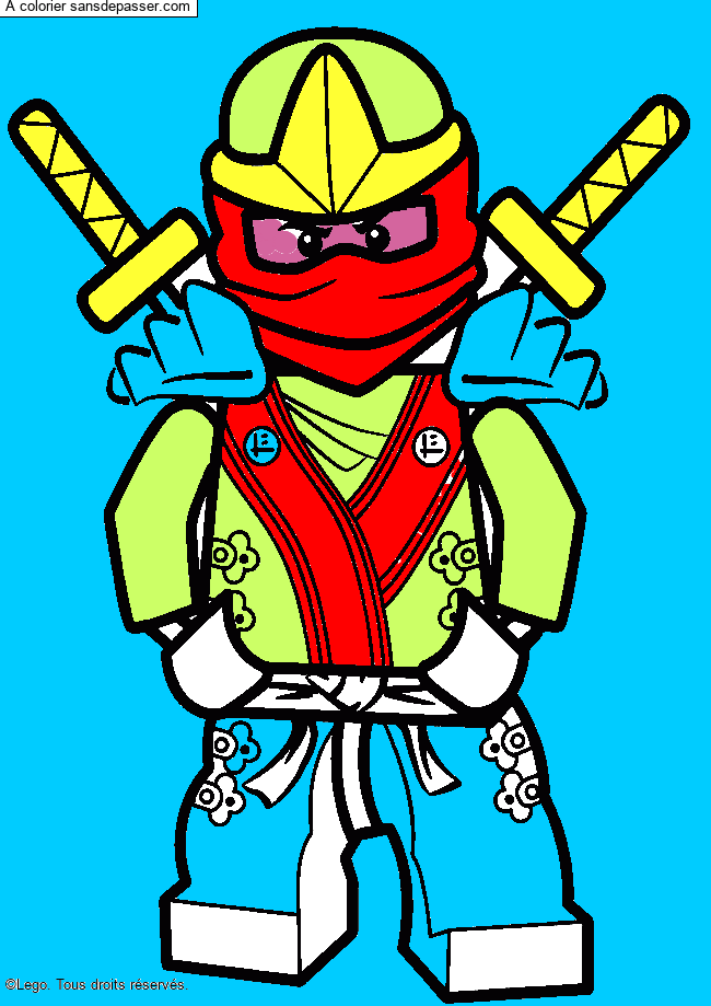 Lloyd - Ninjago vert par SACHA