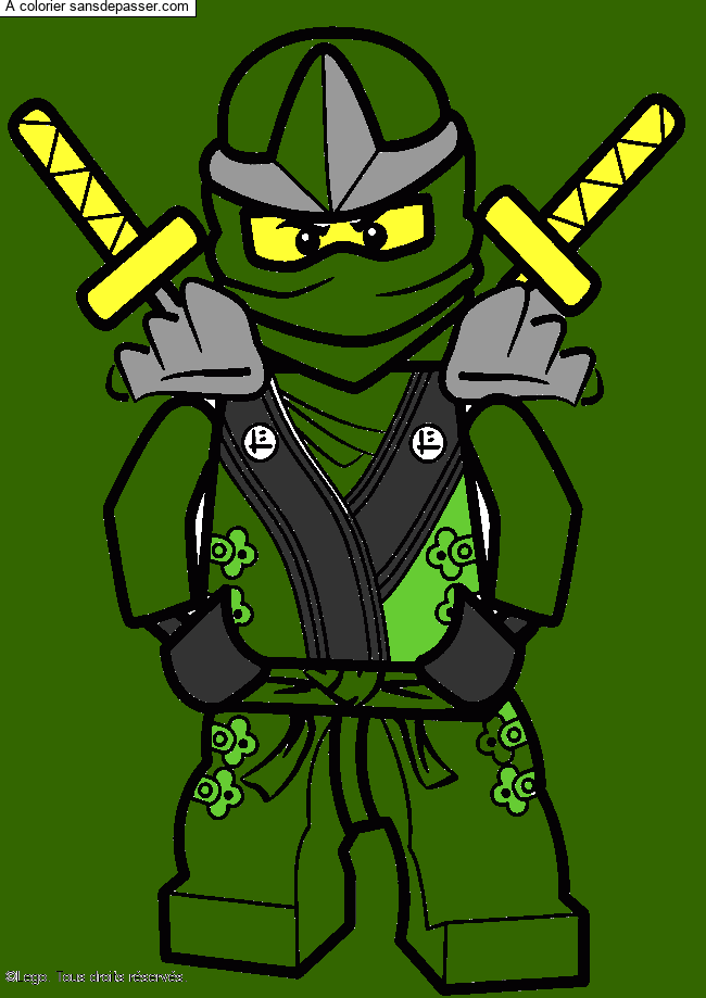 Lloyd - Ninjago vert par LEO5