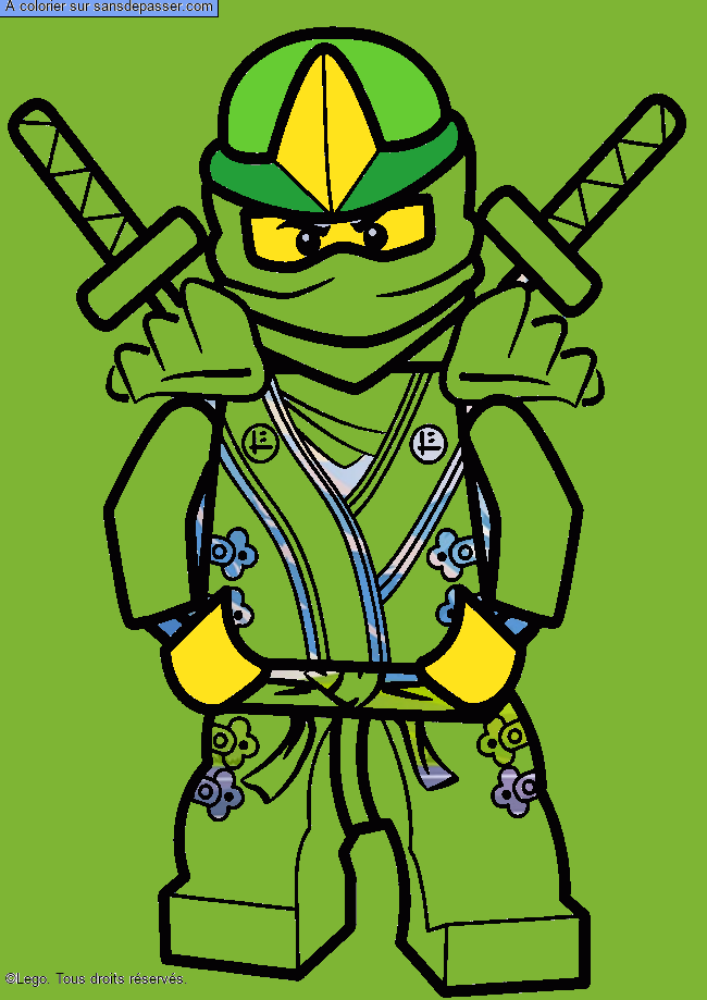 Lloyd - Ninjago vert par LEANA