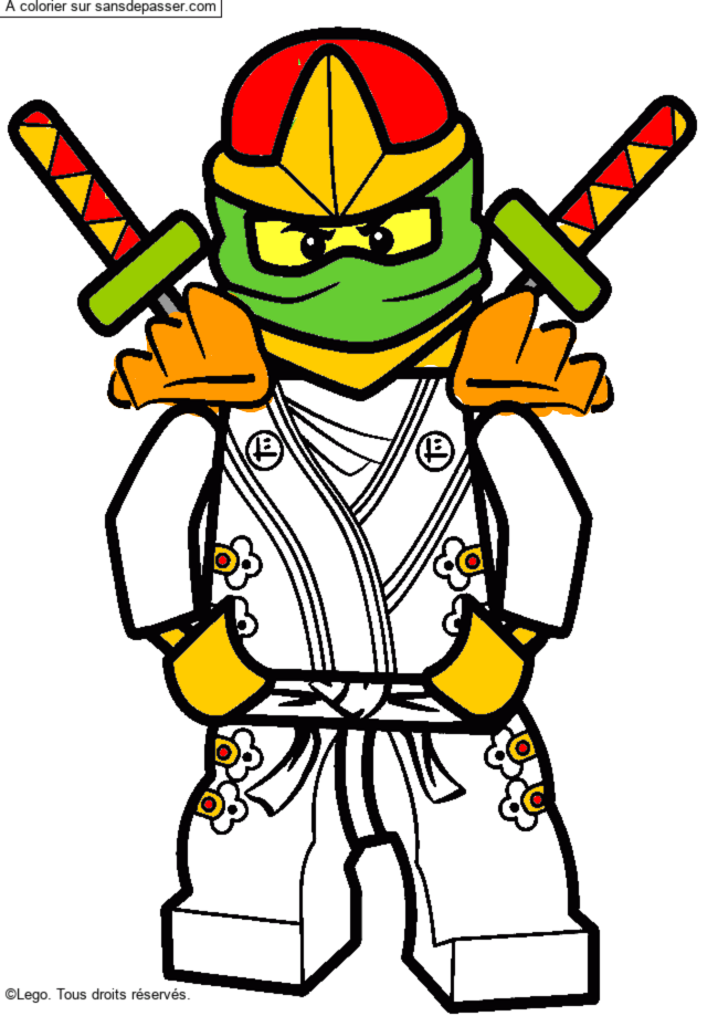 Lloyd - Ninjago vert par Marius Pupus