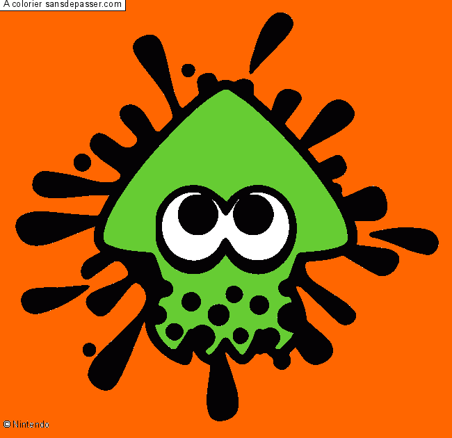 Calamar Splatoon par matcan