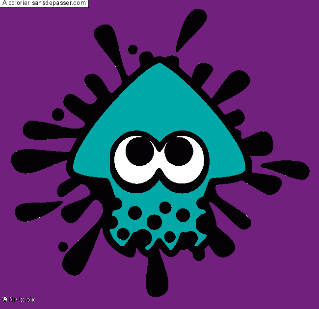 Calamar Splatoon par un invit&eacute;