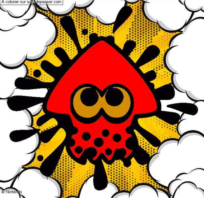 Calamar Splatoon par jujubout2fruit