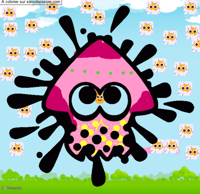 Calamar Splatoon par NINANOR12345