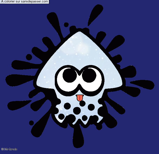 Calamar Splatoon par un invit&eacute;