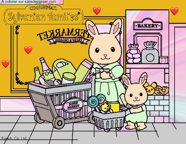 Maman Lapin fait les courses. par un invit&eacute;