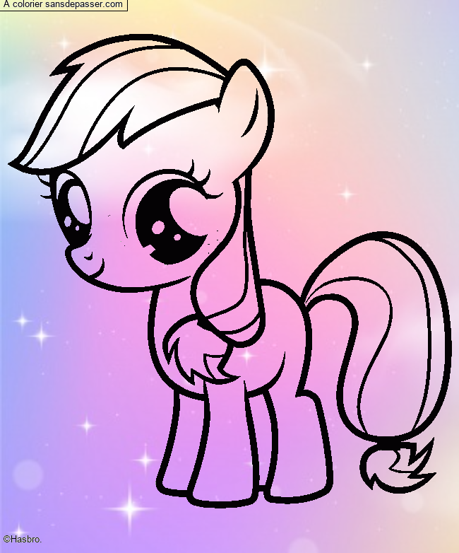 Coloriage My Little Pony par un invité