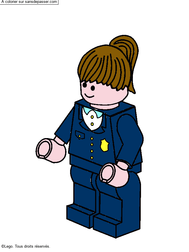 Polici&egrave;re Lego par un invit&eacute;