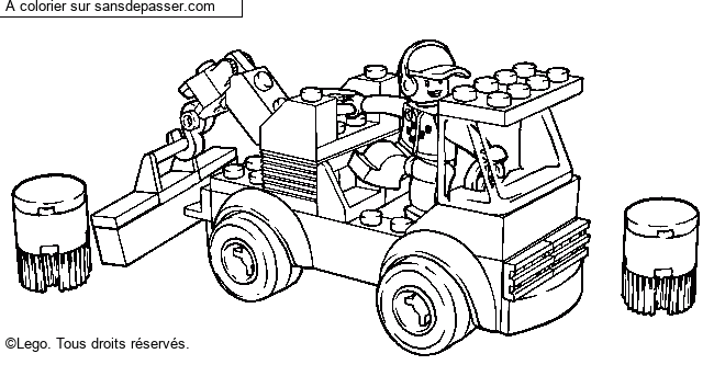 Camion Lego par un invit&eacute;
