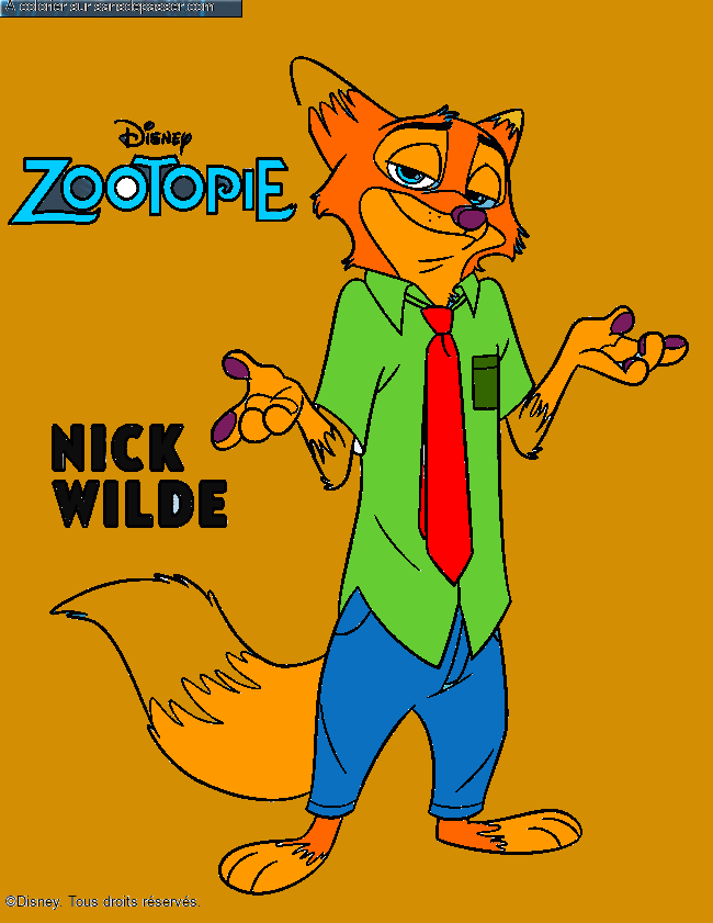 Nick Wilde par Lilounette