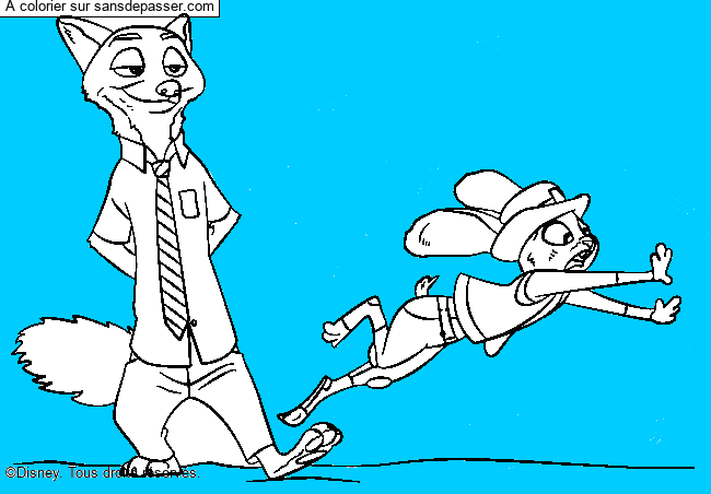 Nick Wilde et Judy Hopps par M1masisodaolo