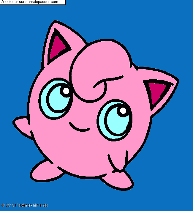 Coloriage Rondoudou par Liloangel_2014