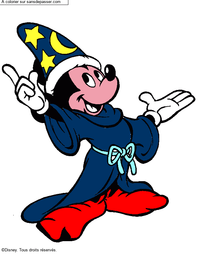 Mickey Apprenti Magicien par un invit&eacute;