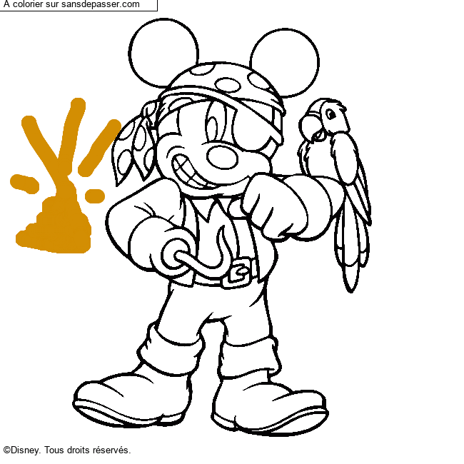 Mickey Pirate par un invit&eacute;