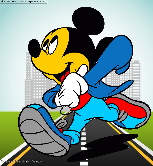 Mickey est en retard par un invit&eacute;