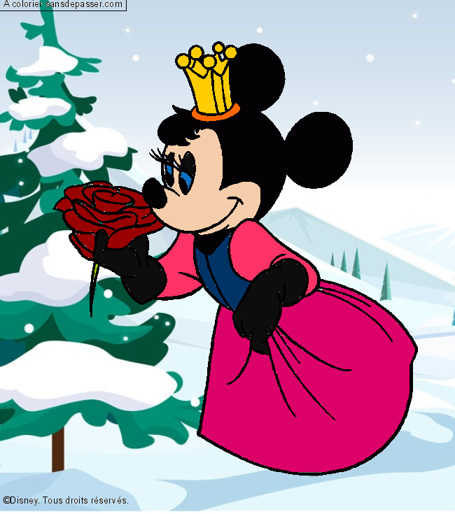 Minnie Princesse par ma&eacute; 