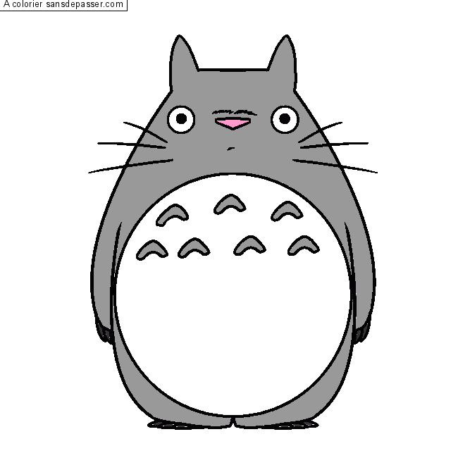 Coloriage Mon voisin Totoro