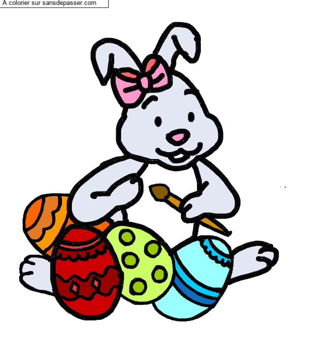 Lapin de P&acirc;ques par un invit&eacute;