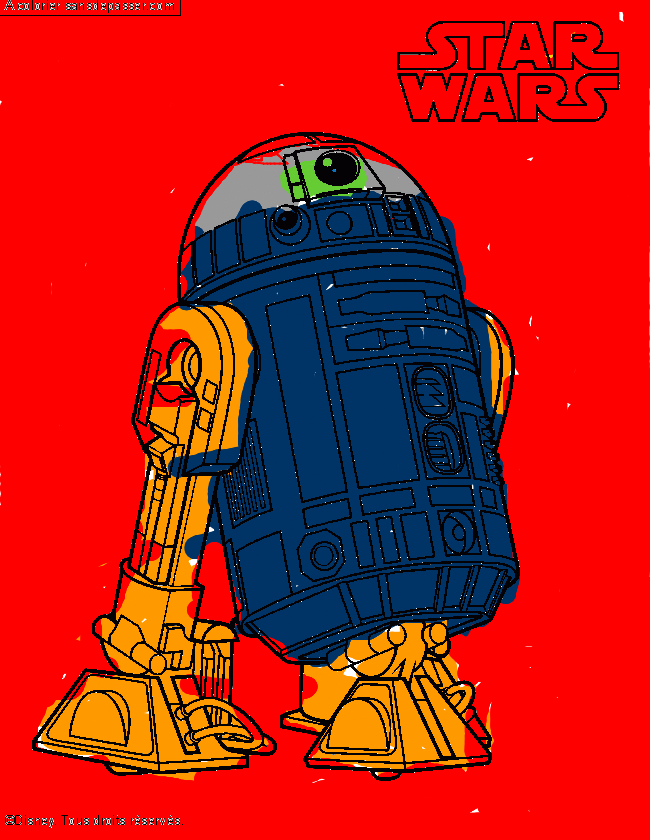 Coloriage R2-D2