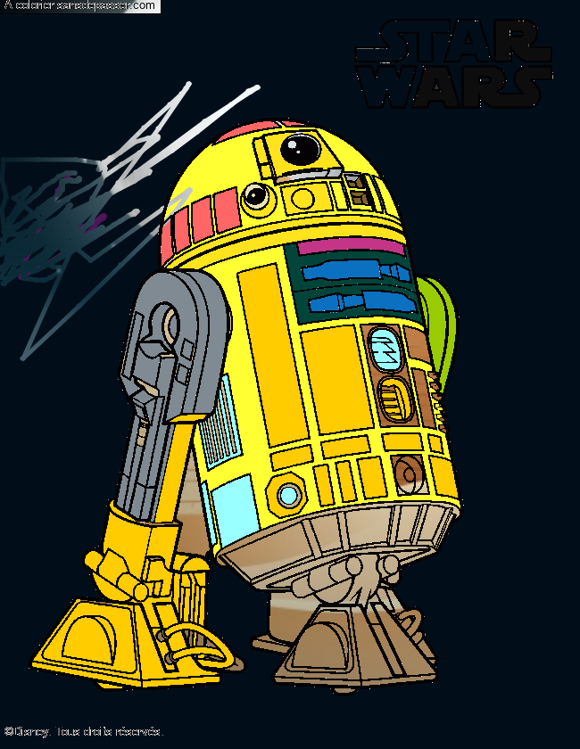 Coloriage R2-D2 par torvi