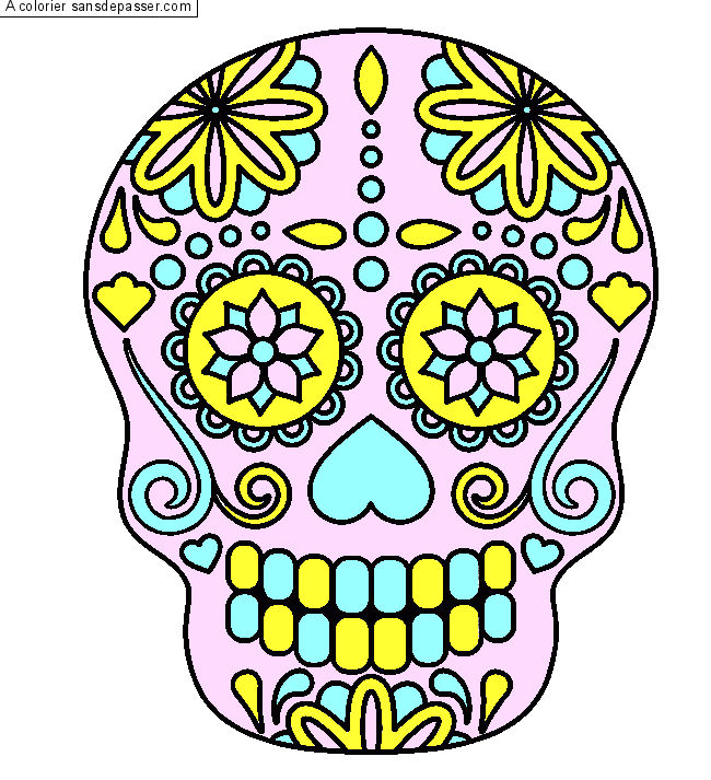 Squelette mexicain par un invit&eacute;