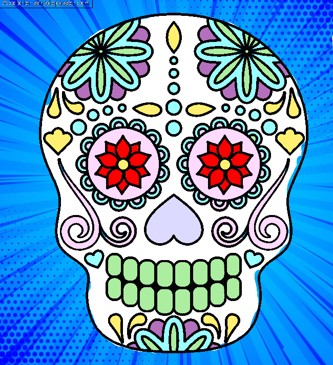 Squelette mexicain par Lililol2019