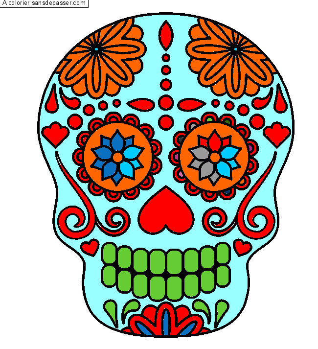 Squelette mexicain par un invité