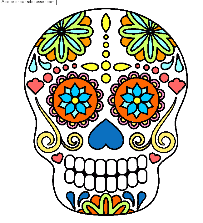 Squelette mexicain par un invit&eacute;