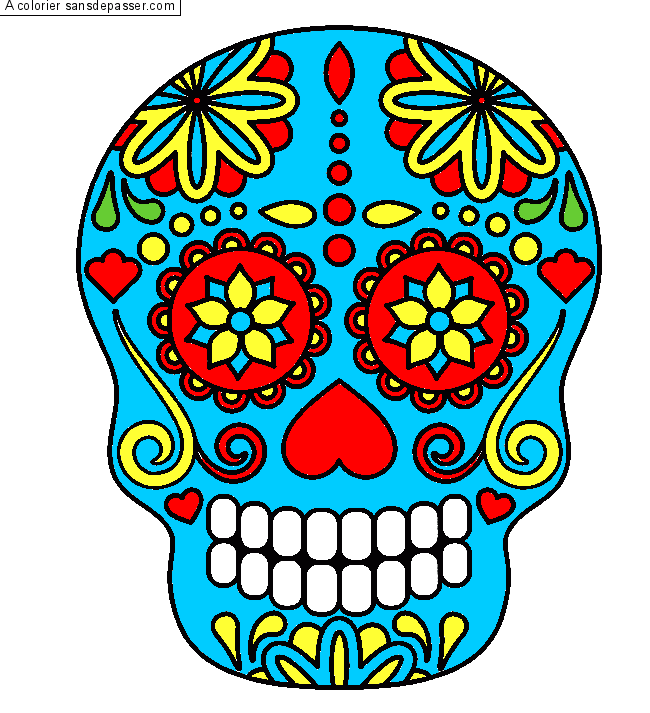 Squelette mexicain par un invit&eacute;